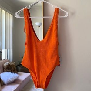 One piece bathing suit